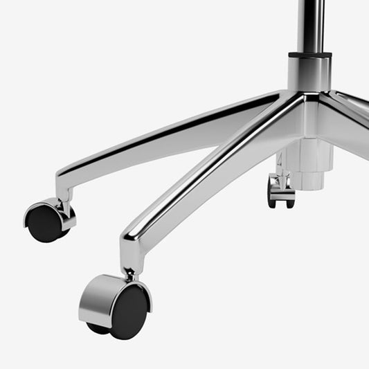 Silla de escritorio giratoria moderna conferencia de cuero por delante de la espalda