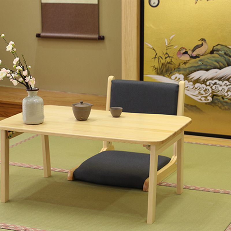 Chaise sans bras en lin16.9 "L x 20,8" W x 18,1 "H Chaise d'image en bois massif