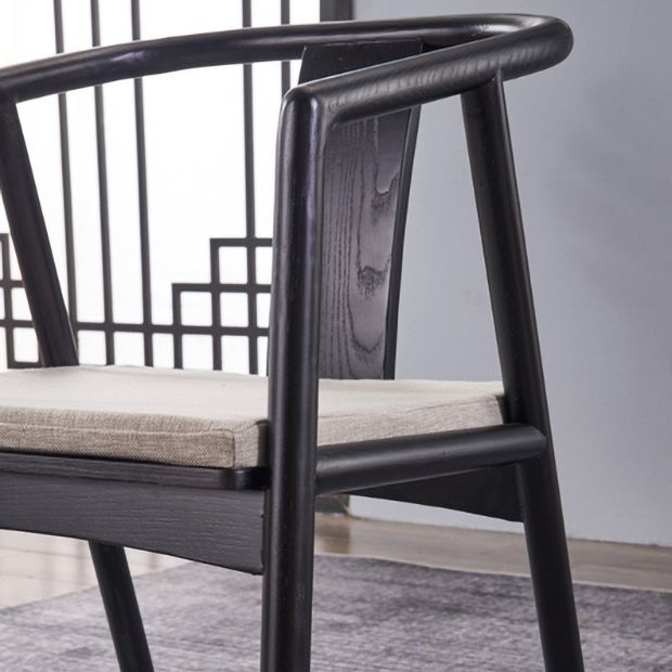 Traditional Home Wood Dining Chair Open Back Dining Side Chair with Arm Clearhalo ' kitchen&dining_furn' 'Dining Chairs' 'Dining Tables & Seating' 'dining_chair' 'furn' 'furn_dining_chair' 'Furniture' 'furniture_dining_chair' 'Kitchen & Dining Furniture' 'kitchen' 1200x1200_c0f879b5-6fbc-488c-988a-be92f9189c74