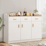 Sideboard contemporaneo ingegnerizzato in legno da pranzo Sideboard con mobile