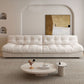 Contemporary White Sofa Faux Leather Armless Sofa with Loose Back Clearhalo 'furn' 'furn_sofas' 'Furniture' 'Living Room Furniture' 'Sofa' 'sofas' 1200x1200_c0feddbc-17d8-4a9d-8cb8-05fcda342d50