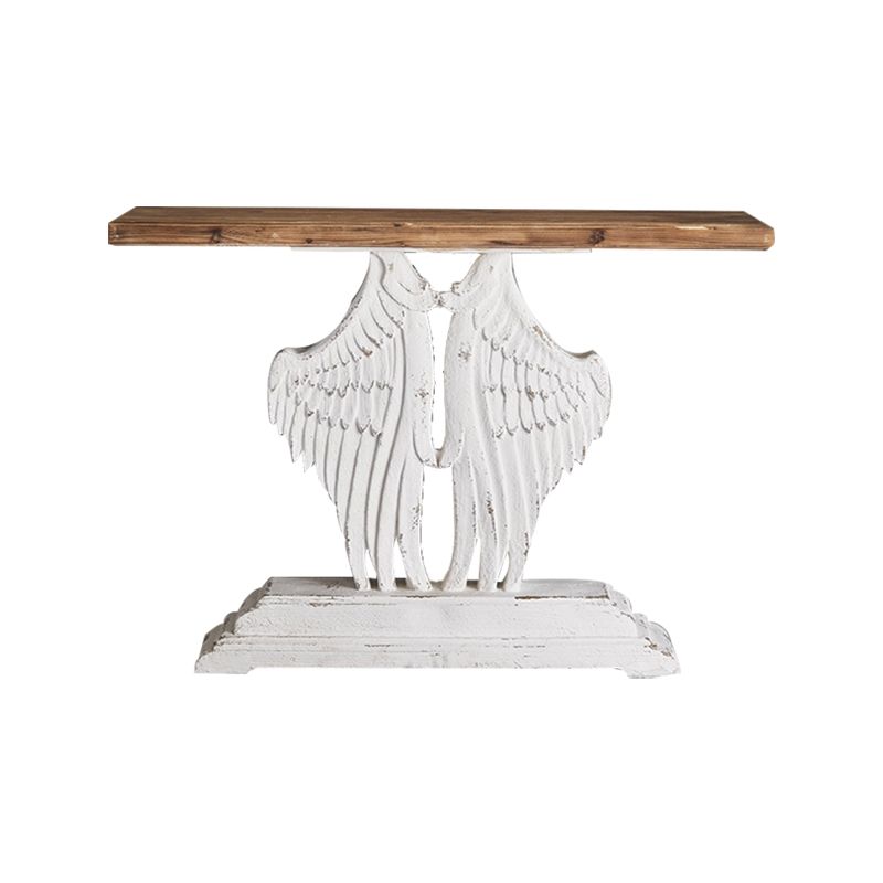 French Country Console Table 16" W Resistant Accent Table for Hall Clearhalo 'Console Tables' 'console_tables' 'Entry & Mudroom Furniture' 'furn' 'furn_console_tables' 'Furniture' 1200x1200_c0ffc805-953d-43ed-9da8-9a636fa33ba3