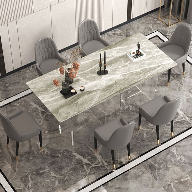 Stone Top Dining Table Traditional Luxury Table with Double Pedestal Base Clearhalo 'Dining Tables & Seating' 'Dining Tables' 'dining_table' 'furn' 'furn_dining_table' 'Furniture' 'furniture_dining_table' 'Kitchen & Dining Furniture' 'kitchen' 'kitchen_dining_table' 1200x1200_c10017ef-96dd-4857-b17c-a7099ede1ea4