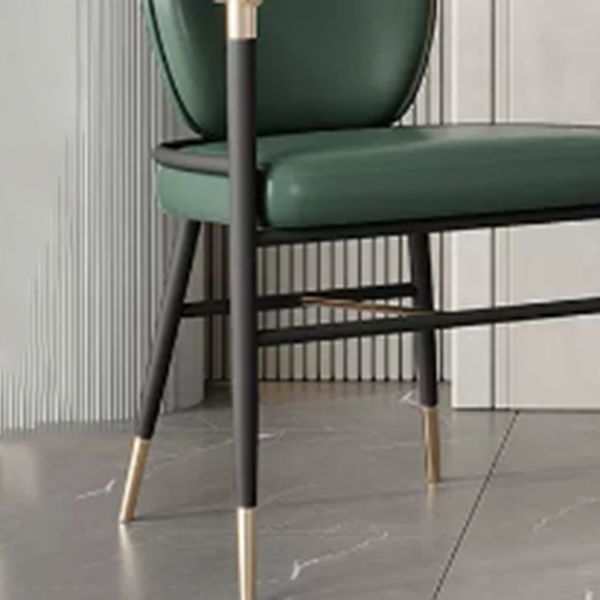 Eigentijdse stijl armstoel metalen eetkamerstoel voor thuis