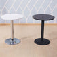 Modern Wooden Top Dining Table for 2 Person with Metal Pedestal Base