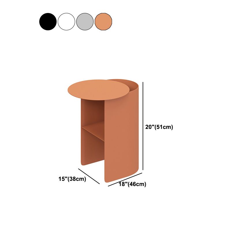 Metal Modern Bed Nightstand 20'' Tall 1-shelf Open Storage Bedside Cabinet Clearhalo 'Bedroom Furniture' 'furn' 'furn_night_stand' 'Furniture' 'night_stand' 'Nightstands' 1200x1200_c10676fa-a143-4fb9-a3da-1b3e0ea23f5f