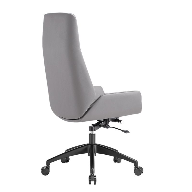 Contemporary Chair Adjustable Seat Height Pillow Included Gray Office Chair Clearhalo 'furn' 'furn_office_chair' 'Furniture' 'Office Chairs' 'Office Furniture' 'office_chair' 1200x1200_c108b111-2674-46db-b453-3d4035b0a754