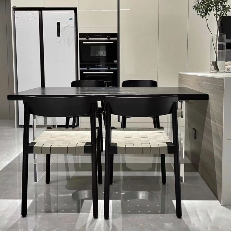 Industrial Armless Dining Chair Kitchen Open Back Dining Chair