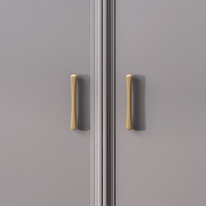 Moderne stijl buffettafel massief hout 49,6 "H zijbord met kasten en laden