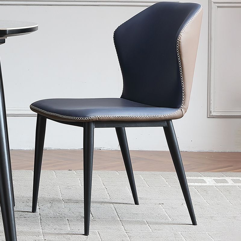 Modern Scalable Dinette Set 1/4/5/7 Pieces Round Blue Sintered Stone Top Dining Table Set Clearhalo 'Dining Room Sets' 'Dining Tables & Seating' 'dining_room_set' 'furn' 'furn_dining_room_set' 'Furniture' 'Kitchen & Dining Furniture' 1200x1200_c10b0077-674c-4c5e-b5ac-6bfcc0a09e3c
