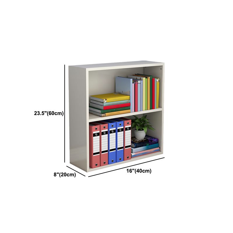 Closed Back Standard Storage Bookcase Nordic Wooden Bookshelf