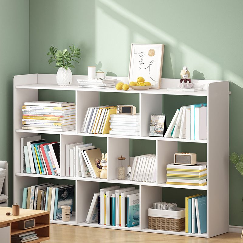 35"H Contemporary Bookcase Etagere Book Shelf Engineered Wood for Study Room