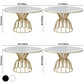 Contemporary Style Sintered Stone Dining Table Single Pedestal Base Round Table for Home Clearhalo ' dining_table' 'Dining Tables & Seating' 'Dining Tables' 'furn' 'furn_dining_table' 'Furniture' 'furniture_dining_table' 'Kitchen & Dining Furniture' 'kitchen&dining_furn' 'kitchen' 'kitchen_dining_table' 1200x1200_c10d0a3b-23a7-4356-9b29-01ad9073fdce