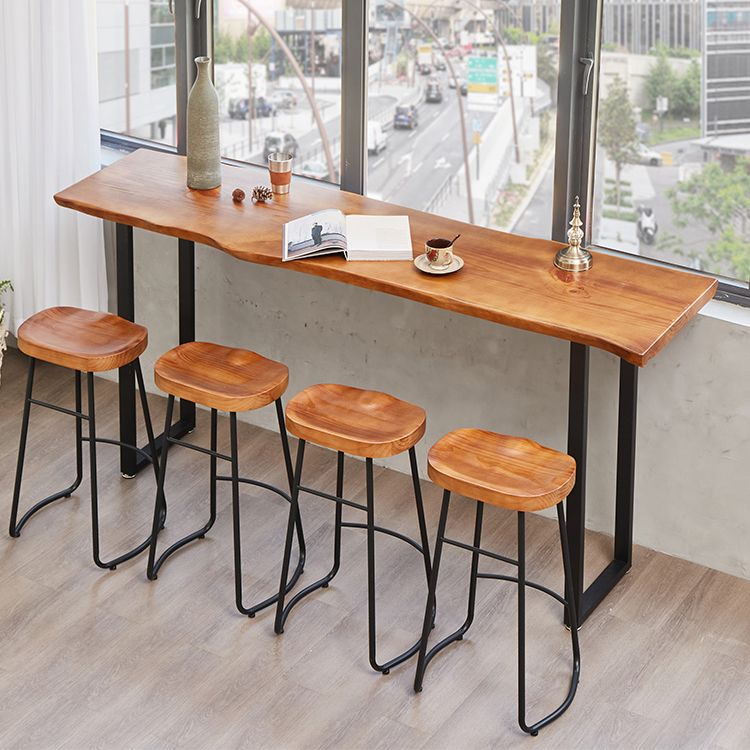 Rectangular Counter Height Pub Set 1/2/4/5 Pieces Pub Dining Set Clearhalo 'Bar Furniture' 'furn' 'furn_home_bar_bar_sets' 'Furniture' 'Home Bars & Bar Sets' 'home_bar_bar_sets' 'Kitchen & Dining Furniture' 1200x1200_c10d3556-cb75-469d-b14d-8a46ca7b6c22