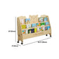 Scandinavian Style Bookshelf Closed Back Solid Wood Bookcase for Home and Office Clearhalo 'Bookcases' 'furn' 'furn_bookcases' 'Furniture' 'furniture_bookcases' 'kitchen' 'kitchen_bookcases' 'Living Room Furniture' 'Office Furniture' 1200x1200_c10db095-1598-456b-863f-4f485f2de343