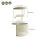 Round GlassCoffee Table Tropical No Distressing Coffee Table Set with Shelf Clearhalo 'Coffee & Accent Tables' 'Coffee Tables' 'coffee_tables' 'furn' 'furn_coffee_tables' 'Furniture' 'Living Room Furniture' 1200x1200_c10e6514-f6e1-4e13-b7f8-43db051df865