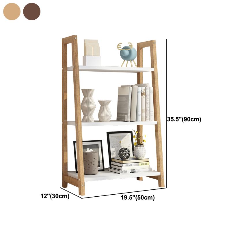 Scandinavian Style Bookshelf Open Back Bookcase for Study Room and Office Clearhalo 'Bookcases' 'furn' 'furn_bookcases' 'Furniture' 'furniture_bookcases' 'kitchen' 'kitchen_bookcases' 'Living Room Furniture' 'Office Furniture' 1200x1200_c110e5ff-b05a-452d-b59f-a766313b866b