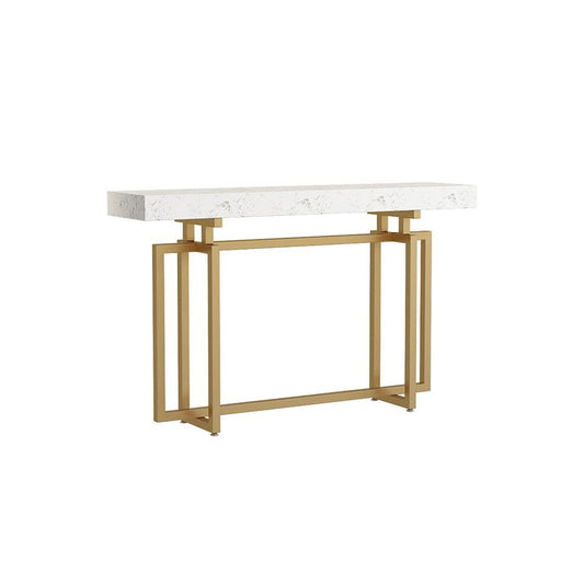 Tavola della console divano alta 31,5 "con console top in marmo per Hall