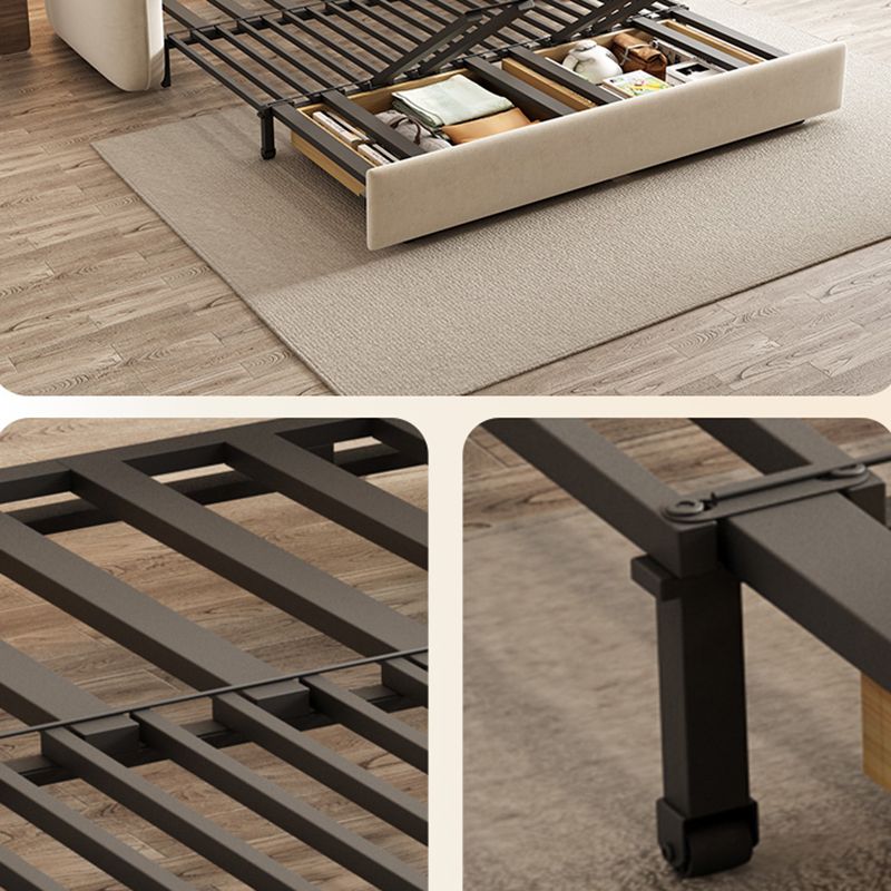 Contemporary 30.7"H Microfiber Square Arm Sofa Bed for Apartment