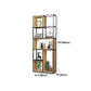 9.84"W Bookcase Industrial Style Open Back Bookcase for Home Study Room Office Clearhalo 'Bookcases' 'furn' 'furn_bookcases' 'Furniture' 'furniture_bookcases' 'kitchen' 'kitchen_bookcases' 'Living Room Furniture' 'Office Furniture' 1200x1200_c1116cca-93e6-4146-8291-714443564481