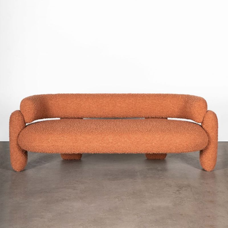 現代的なタイトな背中の湾曲したタキシードアームの文学セッピーソファ