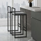 Contemporary Matte Finish Velvet Bar Stool Jewelry Shop Footrest Stool Clearhalo 'Bar Furniture' 'Bar Stools' 'bar_stools' 'Furniture' 'furniture_bar_stools' 'Kitchen & Dining Furniture' 1200x1200_c1135d0b-050b-4fb9-9630-75175ef4a982