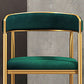 Glam Gold Metal Arm Chair Open Back Dining Side Chair with Upholstered Clearhalo 'Dining Chairs' 'Dining Tables & Seating' 'dining_chair' 'furn' 'furn_dining_chair' 'Furniture' 'furniture_dining_chair' 'Kitchen & Dining Furniture' 1200x1200_c1138088-5cef-4f7b-95cc-3bf880450e9f