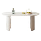 Contemporary White Standard Dining Table Kitchen Dining Table with Double Pedestal Bases Clearhalo ' dining_table' 'Dining Tables & Seating' 'Dining Tables' 'furn' 'furn_dining_table' 'Furniture' 'furniture_dining_table' 'Kitchen & Dining Furniture' 'kitchen&dining_furn' 'kitchen' 'kitchen_dining_table' 1200x1200_c11548ff-c767-4c4a-8586-cc883ff2cdf2