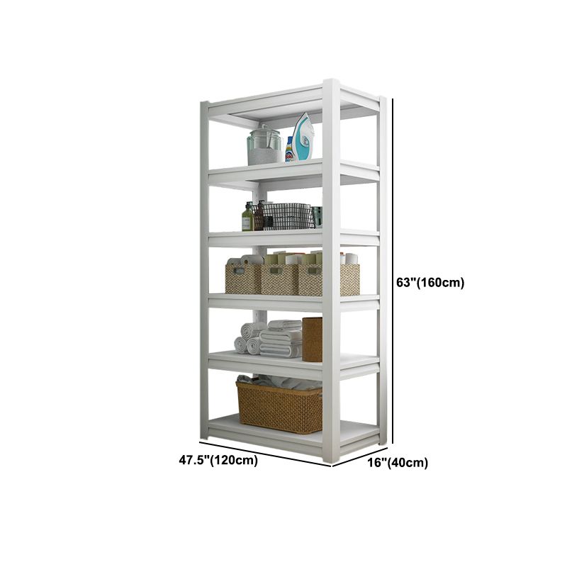 Open Metal Bookshelf Modern Home Office Rectangular Bookcase Clearhalo 'Bookcases' 'furn' 'furn_bookcases' 'Furniture' 'Office Furniture' 1200x1200_c115d9c2-a4b4-45ad-85eb-095c8bba43ac