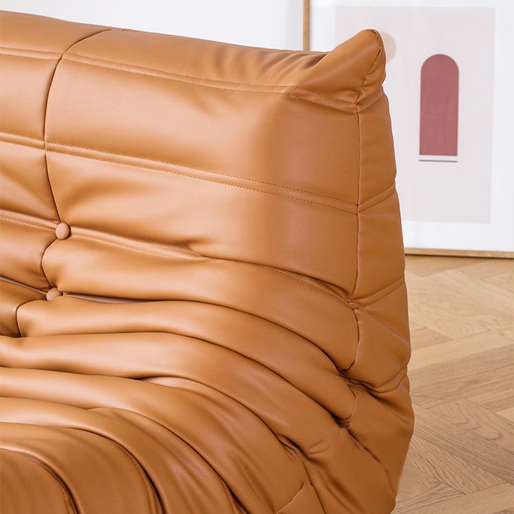 Armless Chair with Tufted Back 35.43" Wide Velvet Chair for Living Room