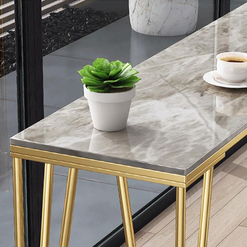Rectangle Bar Dining Table Contemporary Bar Table with 4 Legs Clearhalo 'Bar Furniture' 'Bar Tables' 'bar_tables' 'furn' 'furn_bar_tables' 'Furniture' 'furniture_bar_tables' 'Kitchen & Dining Furniture' 1200x1200_c11a2bf6-7734-4610-b630-7dd6f9f6cc42