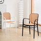 Nordic Open Back Side Chair Plastic Indoor Chair for Dining Room Bedroom