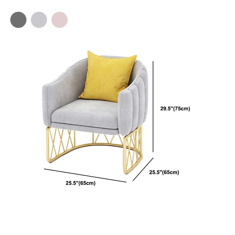 Sofá de brazo de esmoquin de 25.59 "de ancho con sofá moderno apretado para sala de estar