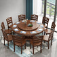 Solid Wood Dining Table Traditional Round Dining Table for Kitchen