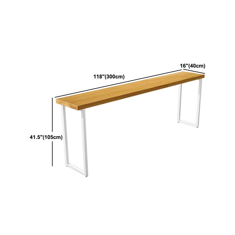 Juego de mesa de Bar rectangular de lujo de madera maciza, mesa de mostrador de 1/5/9 piezas con taburetes altos