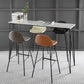 Contemporary Matte Finish Footrest Barstool Leather Home Stool Clearhalo 'Bar Furniture' 'Bar Stools' 'bar_stools' 'Furniture' 'furniture_bar_stools' 'Kitchen & Dining Furniture' 1200x1200_c1258b1a-f483-4cae-ae16-1f5b5620430f