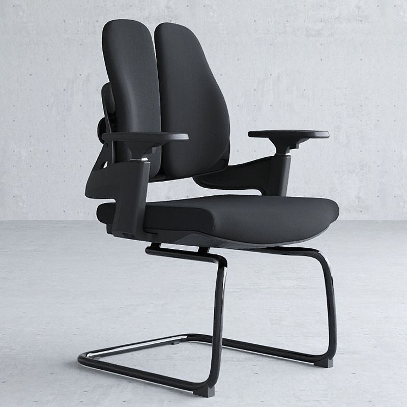 Modern Desk Chair Mesh Computer Chair Mid-Back Chair in Black/Gray Clearhalo 'furn' 'furn_office_chair' 'Furniture' 'Office Chairs' 'Office Furniture' 'office_chair' 1200x1200_c127f259-bc66-45e7-82cd-d78bcc24d8cd