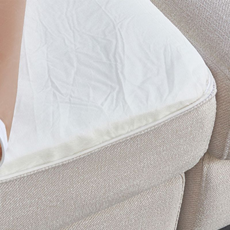 126"L √ó 71"W √ó35.5"H Linen Blend Square Arm Sofa Slipcovered Sectionals with Storage Clearhalo 'furn' 'furn_sectionals' 'Furniture' 'furniture_sectionals' 'Living Room Furniture' 'Sectionals' 1200x1200_c127fefa-2cc2-43da-b2a1-1a262b58e410