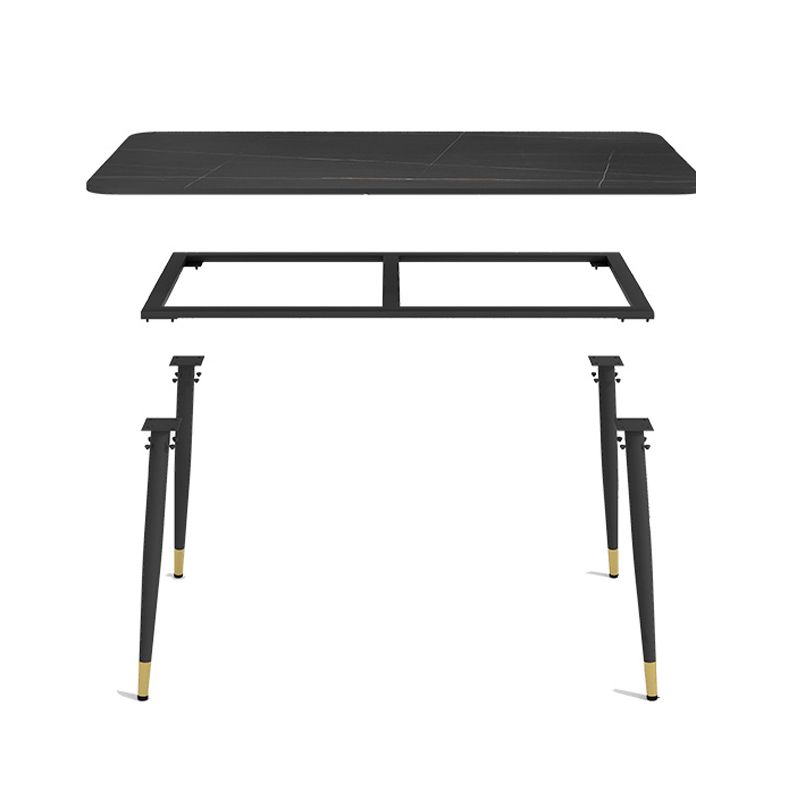 1/2/5/7 Pieces Dining Set Modern Sintered Stone Dining Furniture Set /Separate Items Clearhalo 'Dining Room Sets' 'Dining Tables & Seating' 'dining_room_set' 'furn' 'furn_dining_room_set' 'Furniture' 'furniture_dining_room_set' 'Kitchen & Dining Furniture' 'kitchen&dining_furn' 'kitchen' 1200x1200_c1293baa-9c05-404b-89bb-5c9e86e135f6