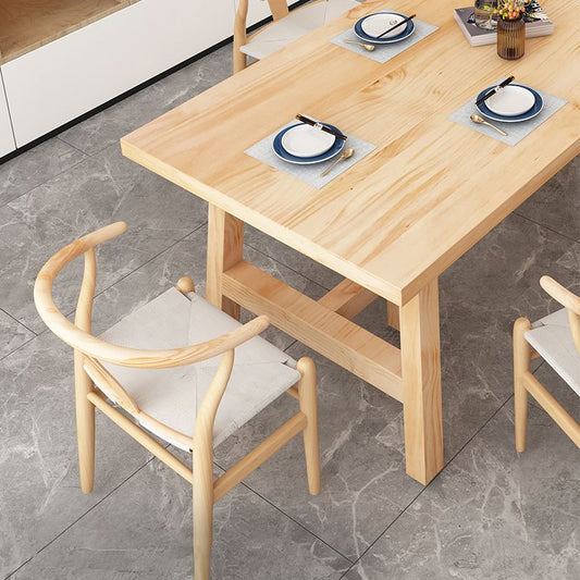 Modern 1/2/4/6 Pieces Dining Set Solid Wood Dining Furniture Set /Separate Items Clearhalo 'Dining Room Sets' 'Dining Tables & Seating' 'dining_room_set' 'furn' 'furn_dining_room_set' 'Furniture' 'furniture_dining_room_set' 'Kitchen & Dining Furniture' 'kitchen&dining_furn' 'kitchen' 1200x1200_c12a7f7a-4f49-41eb-b168-782fb6166801