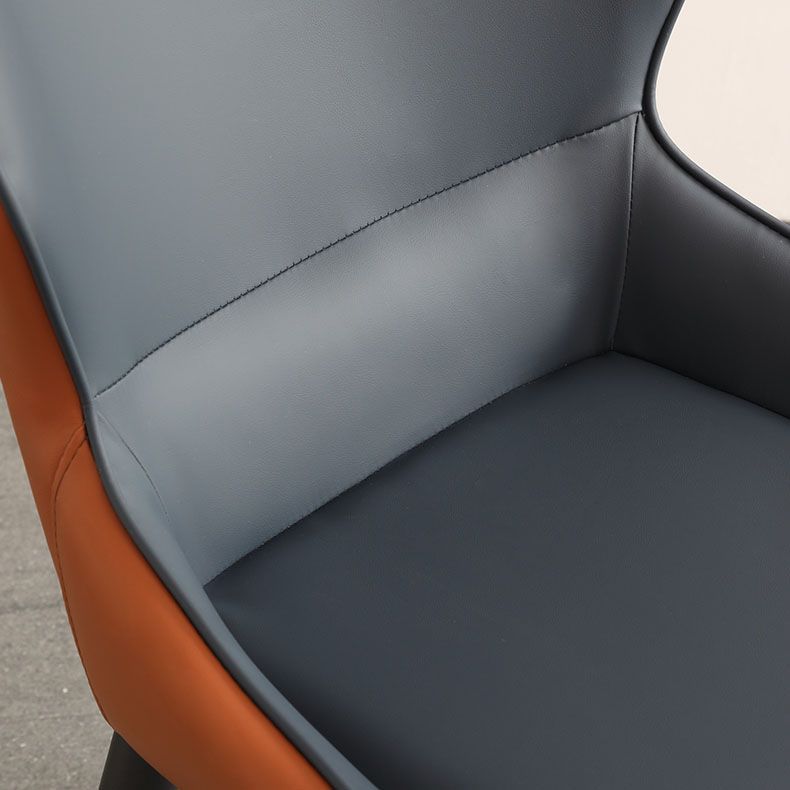 Sillas laterales de ala de ala sin brazo de estilo industrial silla lateral falsa