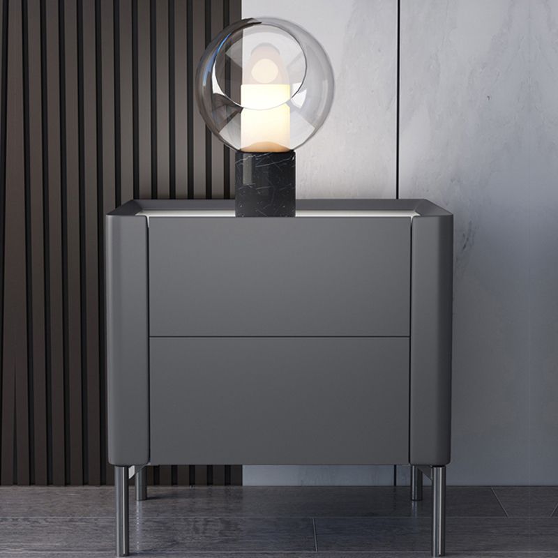 Table de nuit moderne Pierre et pignon de nuit avec des tiroirs