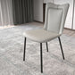 Black Iron Legs Dining Chairs Modern Faux Leather Armless Side Chair Clearhalo 'Dining Chairs' 'Dining Tables & Seating' 'dining_chair' 'furn' 'furn_dining_chair' 'Furniture' 'Kitchen & Dining Furniture' 1200x1200_c12f2801-c914-42b4-9b6f-d2a50d35f7b6