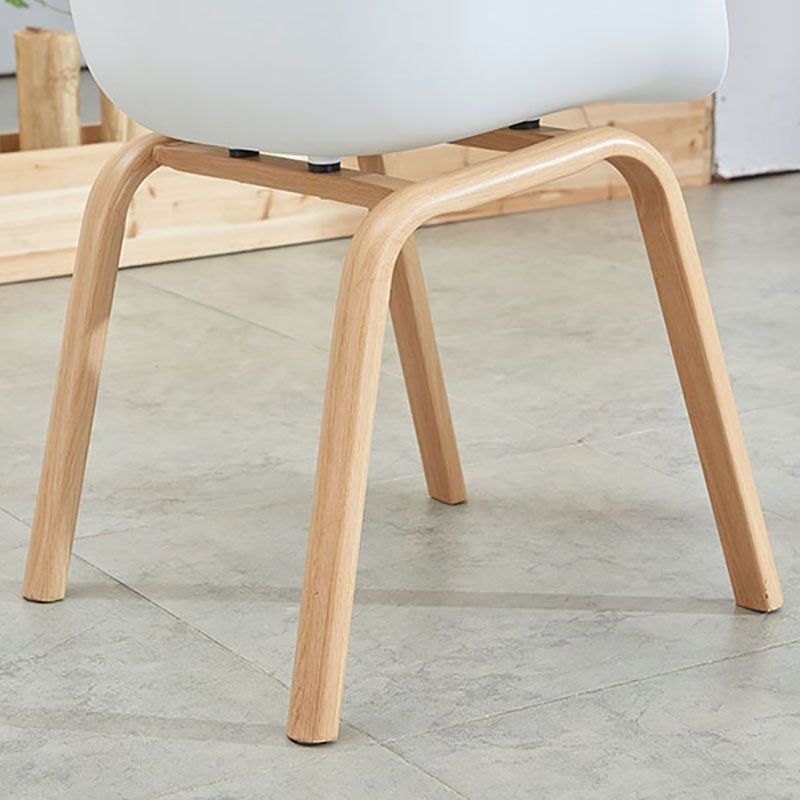 Contemporary Home Solid Back Arm Chair Leather Matte Finish Dining Chair Clearhalo ' kitchen&dining_furn' 'Dining Chairs' 'Dining Tables & Seating' 'dining_chair' 'Furniture' 'furniture_dining_chair' 'Kitchen & Dining Furniture' 'kitchen' 1200x1200_c1337069-c0f7-440b-9998-120fa3846e92