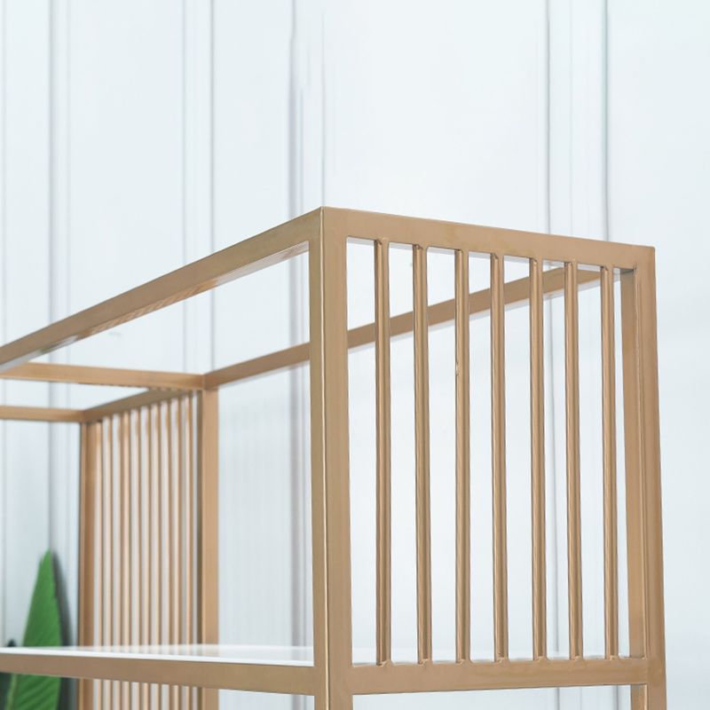 70,9 "H glam metal bookshelf oro etagere scaffale per sala studio