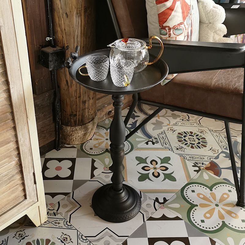 Tavolo laterale superiore del vassoio mentale rotondo tavolo da estremità angosciata