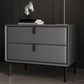 18.5" Tall 2 - Drawer Nightstand Modern Solid Wood Nightstand Clearhalo 'Bedroom Furniture' 'furn' 'furn_night_stand' 'Furniture' 'night_stand' 'Nightstands' 1200x1200_c13682bf-e6d5-4517-97ed-27e303fe50d9