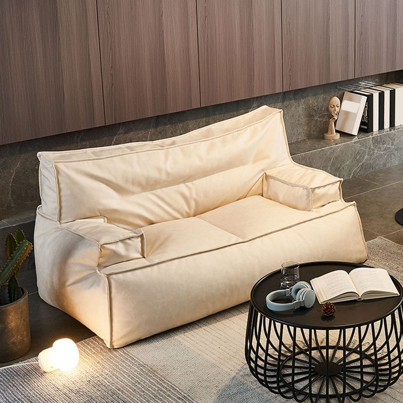 標準的なクッションテクノロジークロスソファ35.43 "Wベッドルーム用の埋め込み腕と