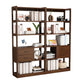 Modern Style Open Back Bookshelf Standard Wooden Shelf Bookcase