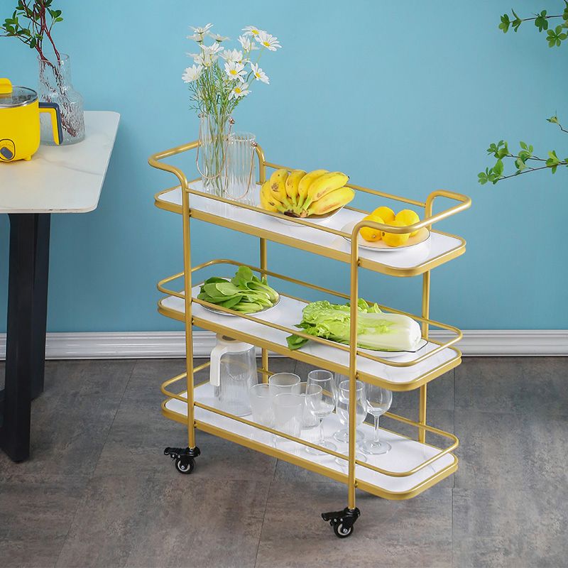 Modern Rolling Prep Table Metal Rectangular Prep Table for Home Use Clearhalo 'furn' 'furn_kitchen_islands_carts' 'Furniture' 'Kitchen & Dining Furniture' 'Kitchen Islands & Carts' 'kitchen_islands_carts' 1200x1200_c13bed95-8cec-4cab-8175-4a0201ae8966